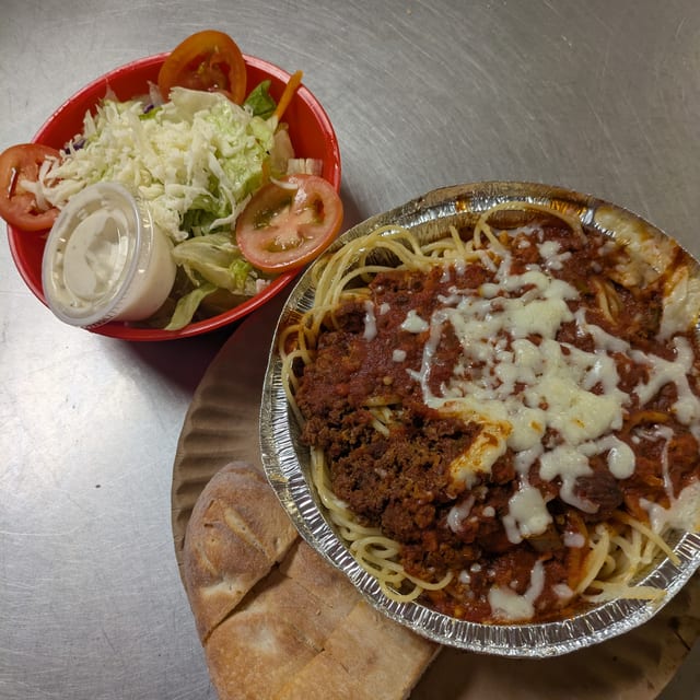Spaghetti with Beef.