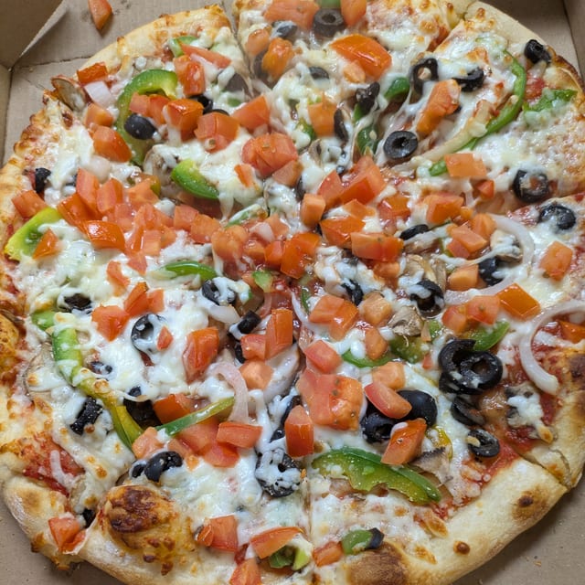 Vegetarian Pizza.