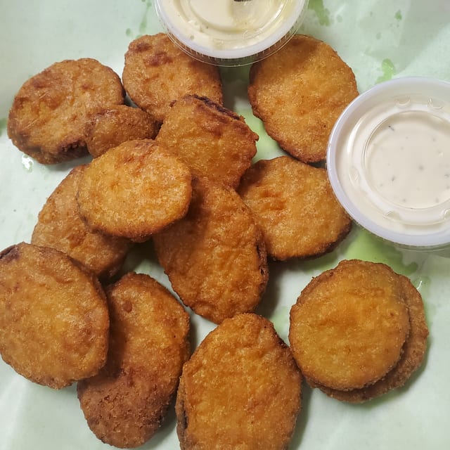 Beer Battered Zucchini Slices.
