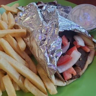 Gyro with Fries